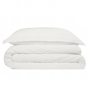 Cosy House Collection 100% Bamboo Duvet Cover Set in White - view 2