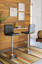 Bellatier Tall Upholstered Swivel Barstool (Set of 2)