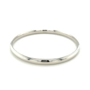 Classic Bangle in 14k White Gold (5.0mm)