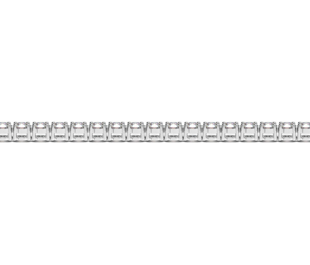 Lab Grown Round Diamond Tennis Bracelet in 14k White Gold (6 cctw F/G  VS2/SI1)