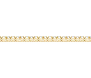 Lab Grown Round Diamond Tennis Bracelet in 14k Yellow Gold (4 cctw F/G  VS2/SI1)