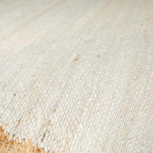 Rocio White Jute Carpet