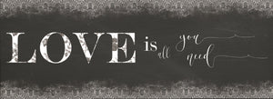20"x55" Oversized Cushioned Anti-Fatigue Kitchen Runner Mat (Love)