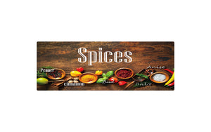 Spices 19.6 in. x 55 in. Anti-Fatigue Kitchen Runner Mat