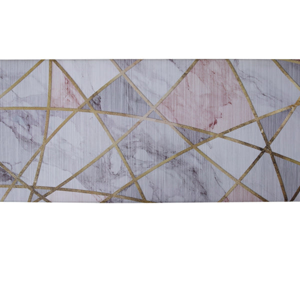 19.6 in. x 55 in. Anti-Fatigue Kitchen Runner Mat (Gold Marble)