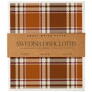 Fall Pattern Swedish Dishcloths