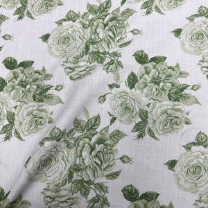 Derby Floral Digital Print Tablecloth – Celadon