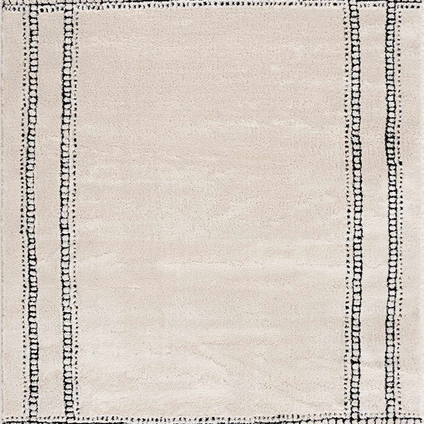 Ryuu Black & White Area Rug - Clearance