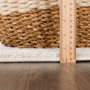Ryuu Black & White Area Rug - Clearance