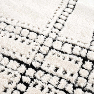 Ryuu Black & White Area Rug - Clearance