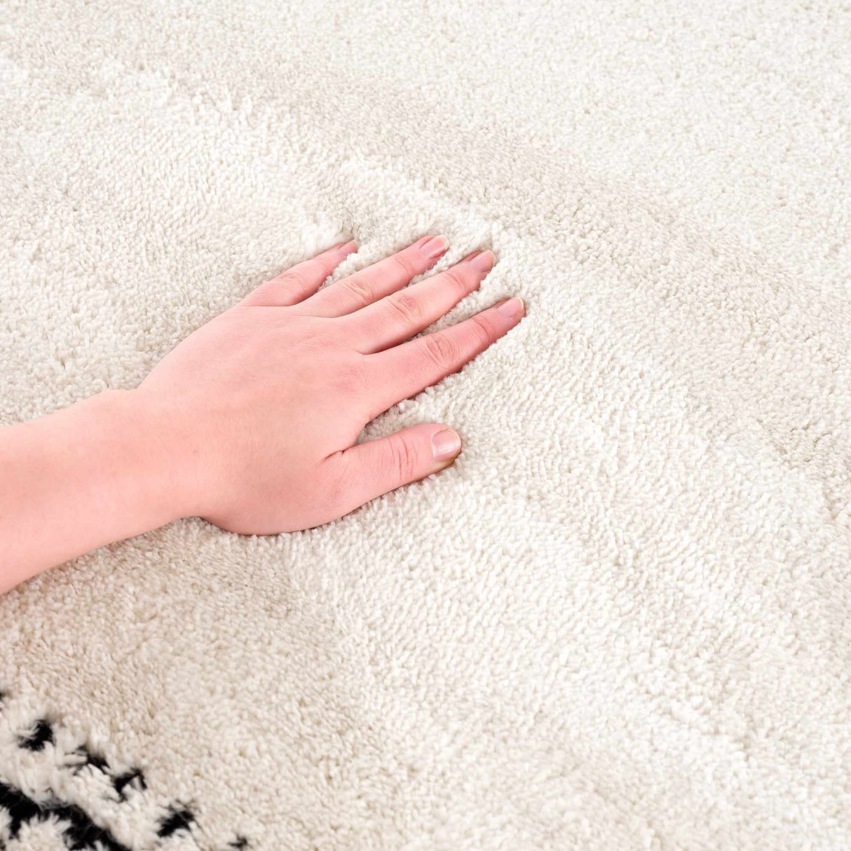 Ryuu Black & White Area Rug - Clearance