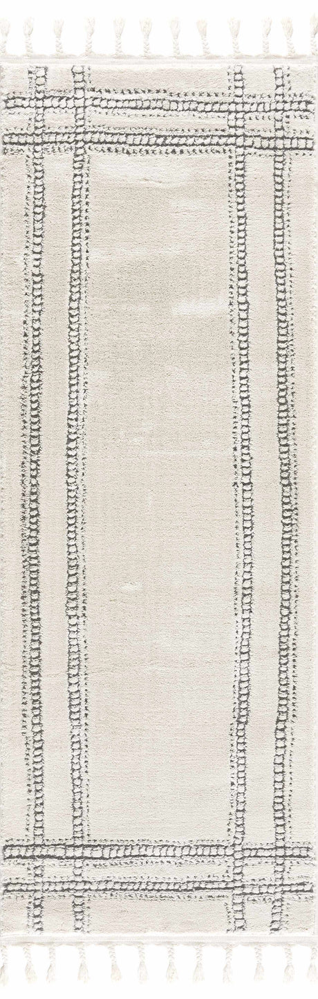 Ryuu Ivory & Gray Area Rug - Promo
