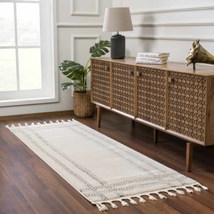Ryuu Ivory & Gray Area Rug - Promo