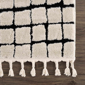 Teshi Checkered Area Rug - Clearance