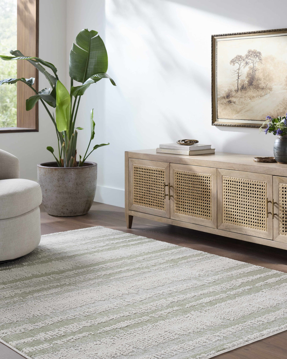 Asmara Green Area Rug
