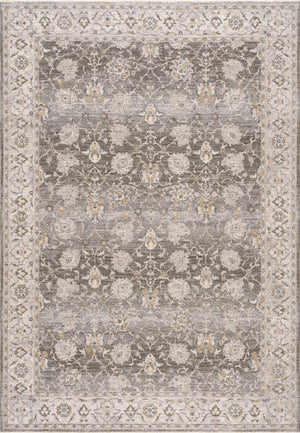 Amaru Green Textured Rug with Fringes