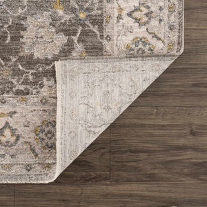 Amaru Green Textured Rug with Fringes
