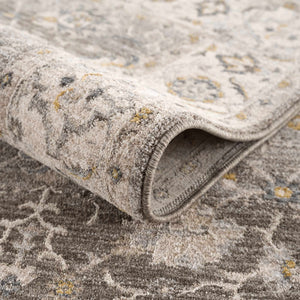 Amaru Green Textured Rug with Fringes