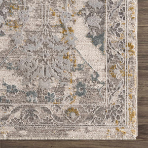 Alroy Textured Rug with Fringes