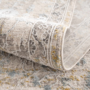 Alroy Textured Rug with Fringes
