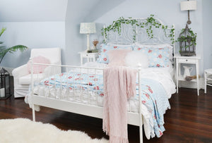 Ruffle Flower Layer Round Decorative Pillow