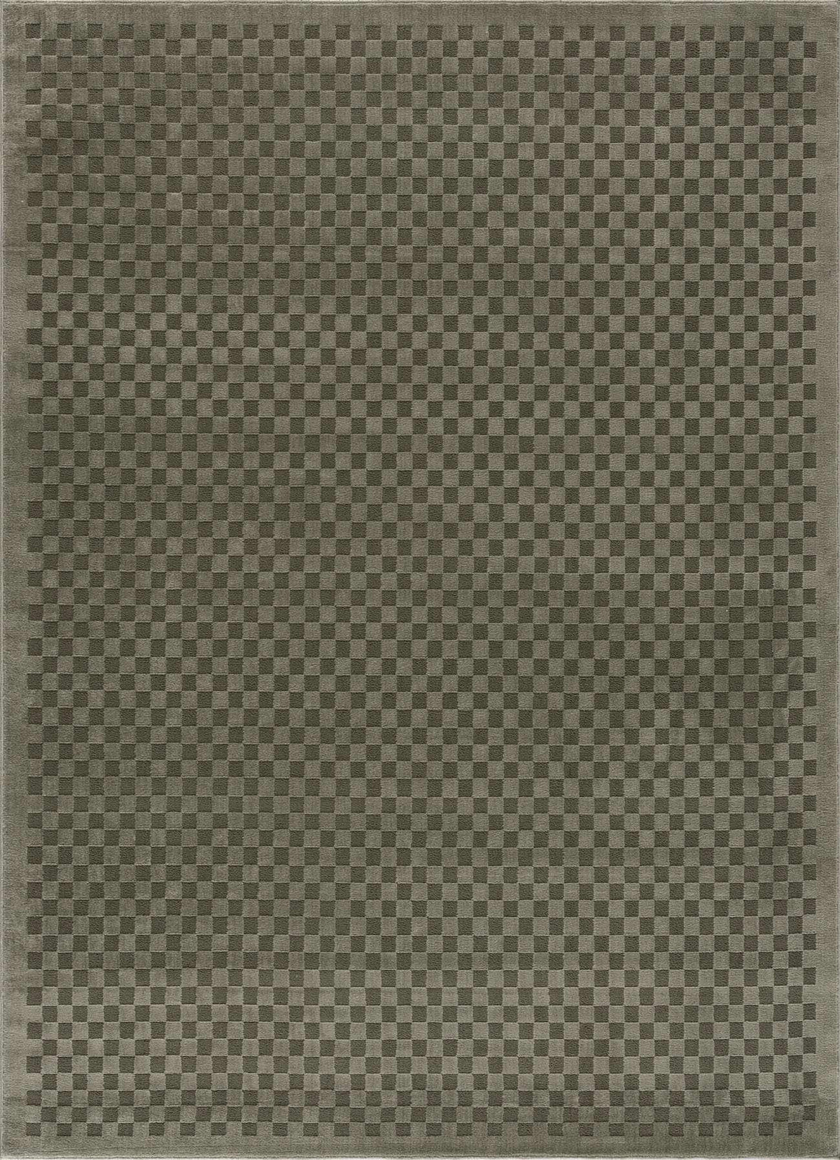 Gaiwan Olive Green Washable Area Rug