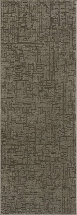 Leanna Green Washable Area Rug