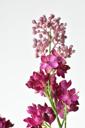 34.5" Faux Vibrant Pink/Purple Lilac Stem
