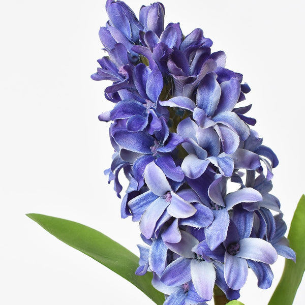 12.5" Faux Hyacinth Purple Violet Stem