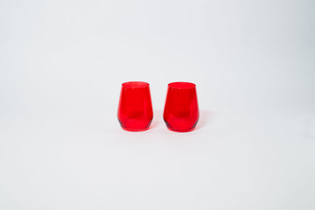Cherry Red - Stemless Colored Wine Glass