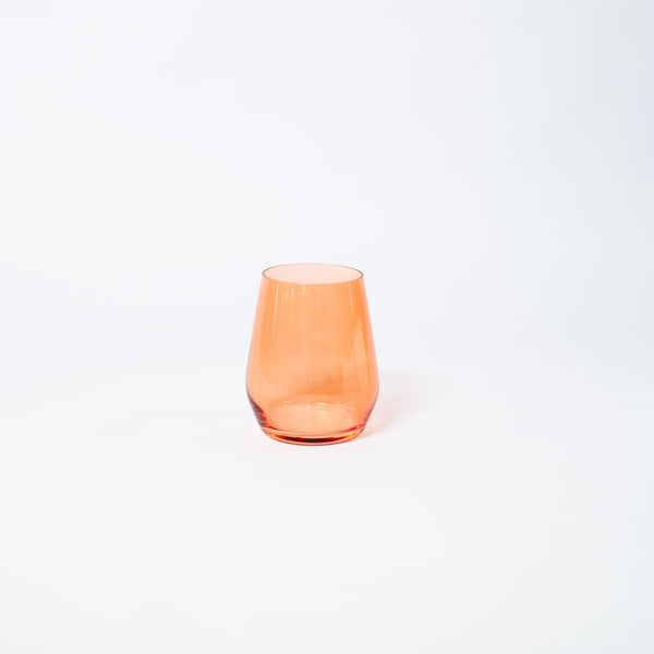 Aperol Orange - Stemless Colored Wine Glass