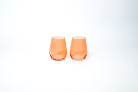Aperol Orange - Stemless Colored Wine Glass