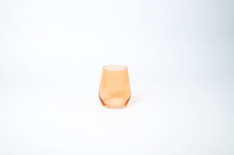 Creamsicle - Colored Wine Glass