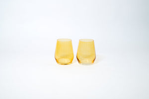 Sunshine Yellow - Colored Wine Glass