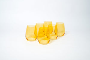 Sunshine Yellow - Colored Wine Glass