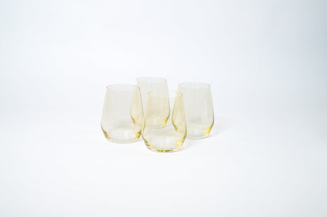 Lemon Drop - Colored Wine Glass