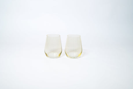 Lemon Drop - Colored Wine Glass
