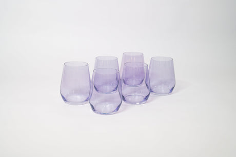 Lady Lavender - Colored Wine Glass