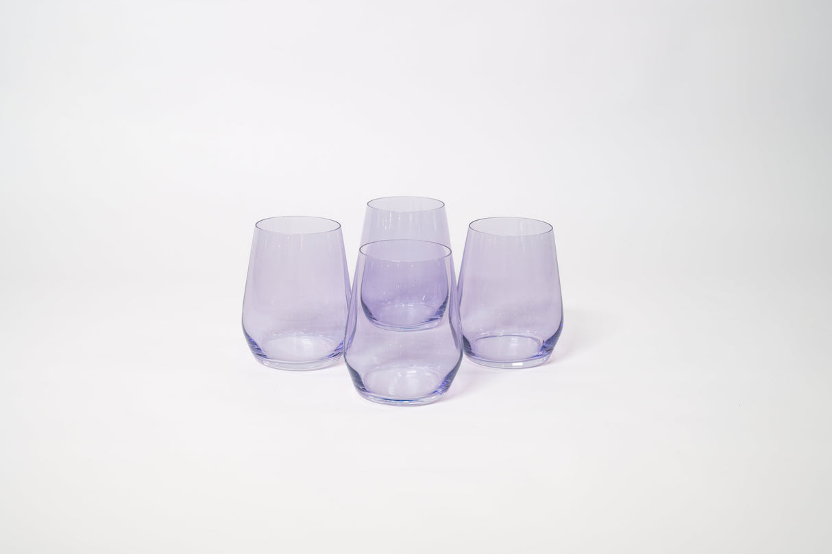 Lady Lavender - Colored Wine Glass