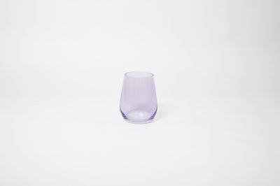 Lady Lavender - Stemless Colored Wine Glass