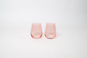 Tickle Me Pink - Colored Wine Glass
