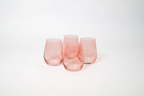 Tickle Me Pink - Colored Wine Glass