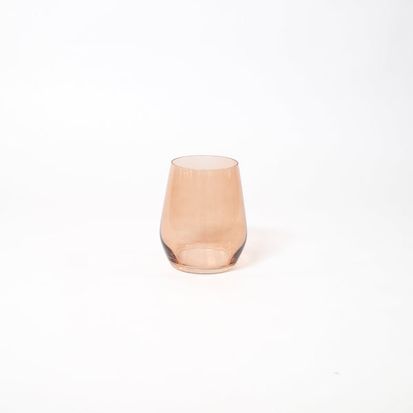 Brown Sugar - Stemless Colored Wine Glass