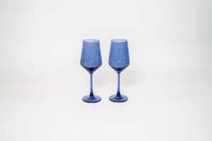Indigo-go - Stemless Colored Wine Glass