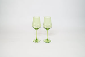 Matcha Green - Colored Wine Glass