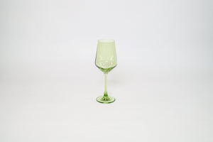 Matcha Green - Colored Wine Glass