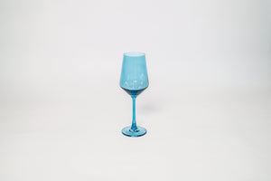 Blue Lagoon - Stemless Colored Wine Glass