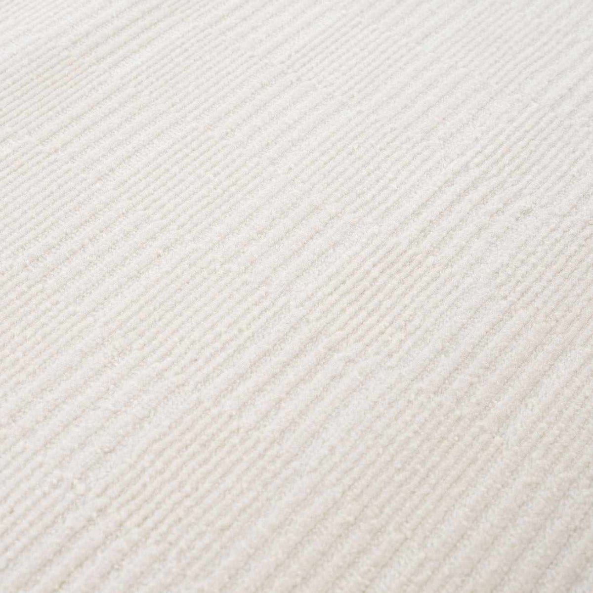 Kazuma Cream Checkered Washable Area Rug