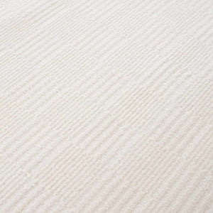 Kazuma Cream Checkered Washable Area Rug