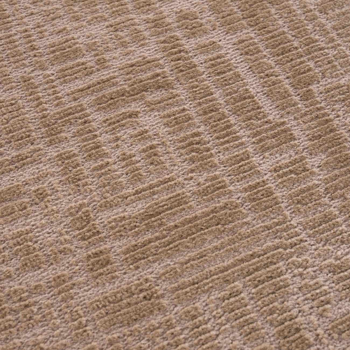 Leanna Light Brown Washable Area Rug